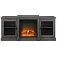 thumbnail image 1 of 60" Classic Tiered Top Fireplace TV Console - Slate Grey, 1 of 5