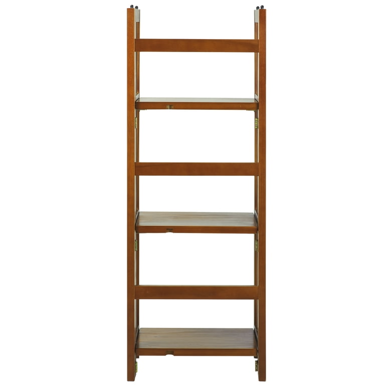 Casual Home 3-Shelf Folding Wood Bookcase photo 2
