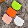 thumbnail image 2 of HOMEIORA 4 Pack Dough Scraper - Multi-Purpose Dough Cutter Bowl Scrapers Plastic Baking Tools for Cake, Cream, Butter, Batter, 2 of 5
