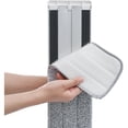 thumbnail image 3 of True & Tidy Heavy Duty Wet and Dry Sweeper Mop with 15" Aluminum Head, Includes 2 Washable Microfiber & Chenille Pads for All Surfaces, 3 of 13