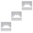 thumbnail image 3 of Cortina de ventana de encaje de Fibra Bearachild 2X Blanco 160x60cm +160x30cm, 3 of 6