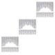 thumbnail image 2 of Cortina de Ventana de Encaje Inteprter 2 Piezas Blanco 160x60cm + 160x30cm, 2 of 6