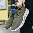 thumbnail image 2 of Frhoxug Men's Striped Running Shoes, Couple Mesh Breathable Sneakers For Outdoor Sports Tennis, 2 of 7