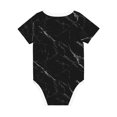 thumbnail image 2 of Rocae Black Marble Texture Abstract for Baby Climbing Clothes Soft Baby Romper for Active Infants Comfortable and Breathable Crawling Jumpsuit Unisex Baby Outfit 18 Months, 2 of 8