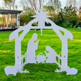 Deals Holy Night Outdoor Christmas Clearance Nativity Set, Outdoor Nativity Scene, Weatherproof