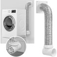 thumbnail image 4 of Aluminum Dryer Vent Hose Dryer Hose Air Ducting Flexible 90 Degree Dryer Vent Elbow for HVAC Ventilation Heating Cooling, 4 of 5