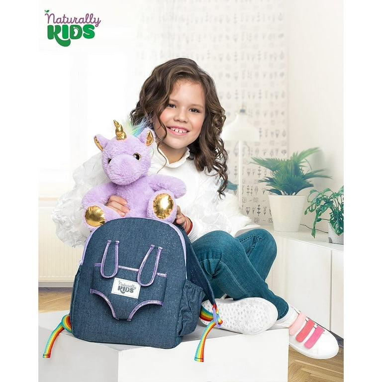  Naturally KIDS Unicorn Backpack, Unicorn Toys for Girls Age 4-6,  2-3 Year Old Girl Toys, Toddler Birthday Gift Idea : Clothing, Shoes &  Jewelry