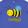thumbnail image 4 of Inktastic Bee Happy Youth T-Shirt, 4 of 5