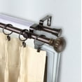 thumbnail image 2 of 13/16" Dia Adjustable 48-84 inch Double Curtain Rod with Werner Finials - Cocoa,(4705-487), 2 of 3