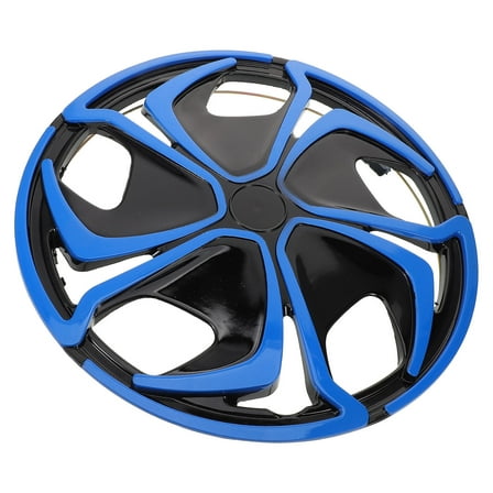 Soimiss Hubcaps for Car with Stylish Appearance PP Blue Black 1Set