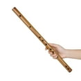 thumbnail image 2 of Key of C Flute Bitter Bamboo Dizi Traditional Chinese Woodwind Instrument for Children Adults Beginners, 2 of 7