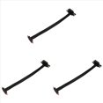 thumbnail image 1 of 3X PCIE X1 Riser Cable Dual 90 Degree Right Angle PCIe 3.0 X1 to X1 Extension Cable 8Gbps PCI Express 1X Riser Card 20cm,3 x Dual 90 Degree PCI-E X1 to X1 Extension Cable,black, 1 of 8