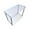 White, variant on chaungfeng 2 Tier Plastic Storage Shelf, Multifunctional Hollow Out Rack Light Duty Storage Home Organizer for Kitchen Living Room Bathroom Office, White (16.1"x8.5"x11.2")