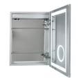 thumbnail image 3 of Miseno Mmcr1620led-R 16" W X 20" H Frameless Recess Mounted Single Door Medicince Cabinet, 3 of 5