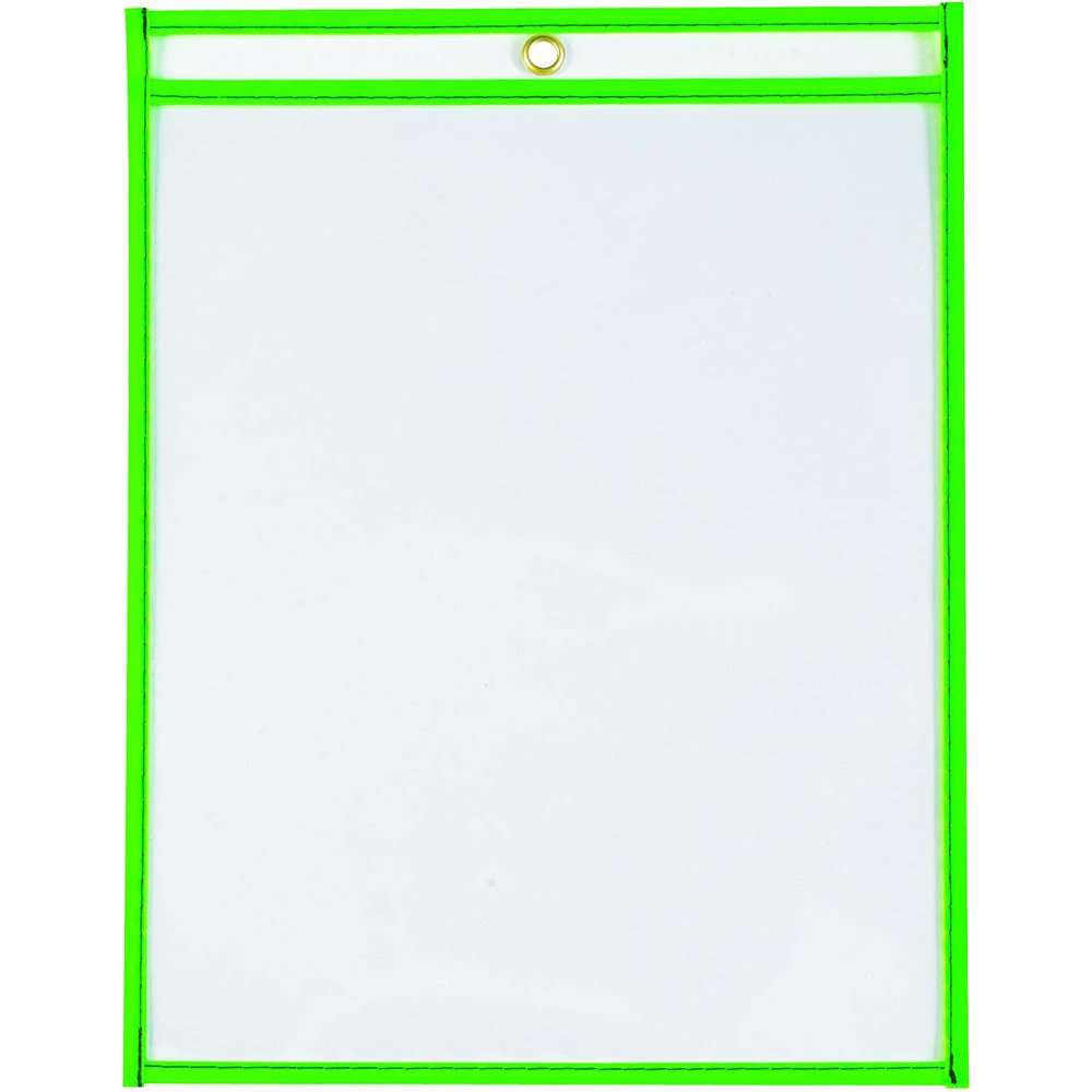 Partners Brand PJTH115GN Job Ticket Holders, 9" x 12