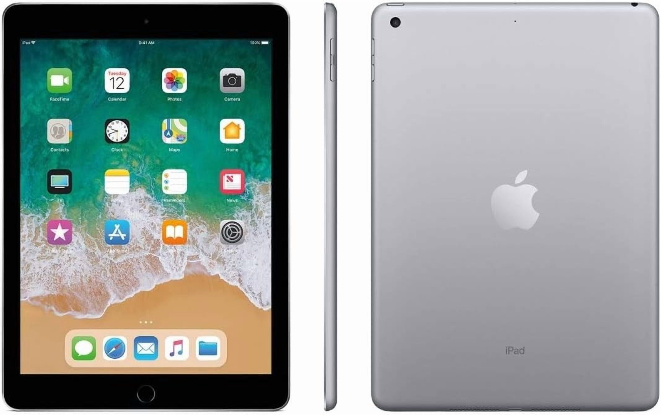 Apple 2018 iPad 6th Gen 9.7-inch Wi-Fi 128GB Space gray