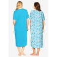 thumbnail image 2 of Dreams & Co. Plus Size 2-Pack Long Sleepshirts, 2 of 3