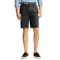 thumbnail image 2 of Ma Croix Mens Twill Chino Shorts with Belt Flat Front Modern Fit, 2 of 3