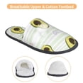 thumbnail image 3 of Fotbe Avocado of a Hear Pantuflas Peludas para Mujer con Estampado, Zapatillas de Peluche, Zapatos de Invierno para Casa, Uso Interior y Exterior-Large, 3 of 8