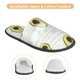 thumbnail image 3 of Fotbe Avocado of a Hear Pantuflas Peludas para Mujer con Estampado, Zapatillas de Peluche, Zapatos de Invierno para Casa, Uso Interior y Exterior-Medium, 3 of 8