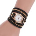 thumbnail image 3 of Minnieouse Senderismo Viajar Portátil Mujeres Reloj de esfera redonda Banquete Niñas trenzada Diseño simple Reloj de Decoración Relojes, 3 of 6
