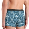thumbnail image 6 of Salouo Nautical Print Men's Boxer Briefs,Breathable Underwear Elastic Waistband Briefs for Men -Medium, 6 of 8