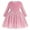 Pink, variant on IBTOM CASTLE Toddler Baby Girls Long Sleeve Velvet Dress Fall Winter Princess Christmas Birthday Party Bowknot Tulle Tutu Dress 18-24 Months Wine Red