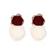 thumbnail image 1 of Neue 2024 Flocking Vintage Hair Ball Red Rose Ohrringe ( STORY), 1 of 4
