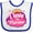 White and Royal, variant on Inktastic I Love My Mamaw Grandchild Girls Baby Bib