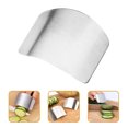 thumbnail image 3 of 4 Pcs Finger Guards Finger Protectors Stainless Finger Guards for Cutting Food, 3 of 7