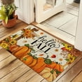 thumbnail image 4 of Fall Welcome Mat Pumpkin Pattern Absorbent And For Your Entryway, 4 of 7