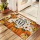 thumbnail image 4 of Felpudo de bienvenida de otoño con diseño de calabaza, absorbente y perfecto para la entrada., 4 of 7