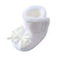 thumbnail image 2 of Infant Baby Non Slip Fuzzy Boots Girls Boys Booties Slippers Warm Socks Shoes Newborn Crib Footwear Prewalkers, 2 of 7