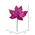 thumbnail image 2 of Vickerman 12" x 16" Mauve Poinsettia Artificial Christmas Spray. Includes 6 sprays per pack., 2 of 3