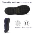 thumbnail image 4 of Diabetic Slippers Shoes for Men Arthritis Edema Adjustable Closure Memory Foam House Shoes, Blue 13, 4 of 7