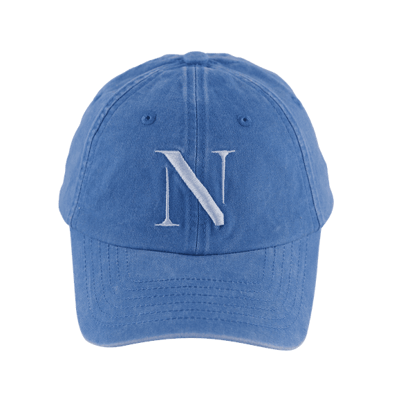 Gorra para Mujer Original con Iniciales LuckyLy, Ajustable y Moderna, Letras A-Z azul Unitalla - Ajustable
