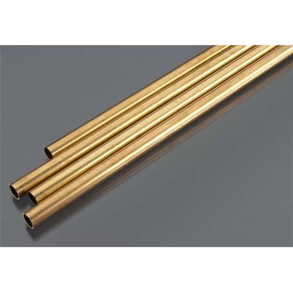 0.34 in. OD x 36 in. Round Brass Tube