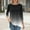 Black, variant on ZZwxWA 3/4 Length Sleeve Womens Tops 2025 Spring Shirts Crewneck Blouses Lightweight Gradient Color Tunic Tops Blouse Clothes