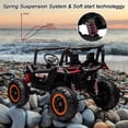 thumbnail image 4 of Garvee 24V 4WD Electric Ride On UTV for Kids, 2-XL-Seater with Remote, 3 Speeds, Horn, 7AH Battery Powered 4-Wheeler Vehicle with LED Lights, Music, for Ages 2-8, 4 of 8