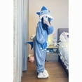 thumbnail image 1 of Winter New Cosplay Shark Pajamas Cartoon Animal Sleeping Bag Home Wear Warm Leisure Men And Women Trend Pajamas Shark Clothes, 1 of 4