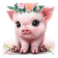 thumbnail image 1 of 5D DIY Taladro Diamante Pintura Animal Kit Arte Del (HQ086), 1 of 9