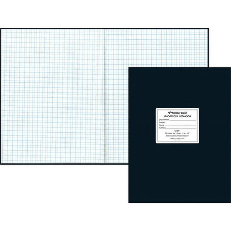 Rediform Quad Ruled Laboratory Notebook - 60 Sheets - 8 1/2 Rediform Quad Ruled Laboratory Notebook - 60 Sheets - 8 1/2