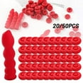 thumbnail image 6 of chengsi 20 50pcs Caulking Nozzles Cap Red Caulk Saving Caulk Saver Tube Covers For Sealing Preserving Finishing Construction Tools, 6 of 7