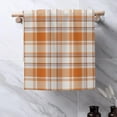 thumbnail image 6 of Fall Kitchen Towels 18x26 inch Burnt Orange Buffalo Plaid Decor Dish Towels Autumn Harvest Thanksgiving Seasonal Decoration Hand Towel Absorbent Dish Cloths for Home Kitchen Dining Set of 2, 6 of 6