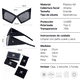 thumbnail image 5 of Lentes De Sol Xolek 153 Retro Geometrico Uv400, 5 of 6