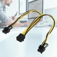 thumbnail image 4 of Nuevo cable adaptador de corriente para tarjeta gráfica SATA simple de 8 pines a doble 8 pines (6 pines + 2 pines), 4 of 8