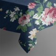 thumbnail image 5 of Pioneer Flower Floral Print Pattern Square Tablecloth,Waterproof Square Table Cover,Wipeable Spillproof Washable Table Cover for Home Kitchen Party Decor 52"x52"(132x132cm), 5 of 6