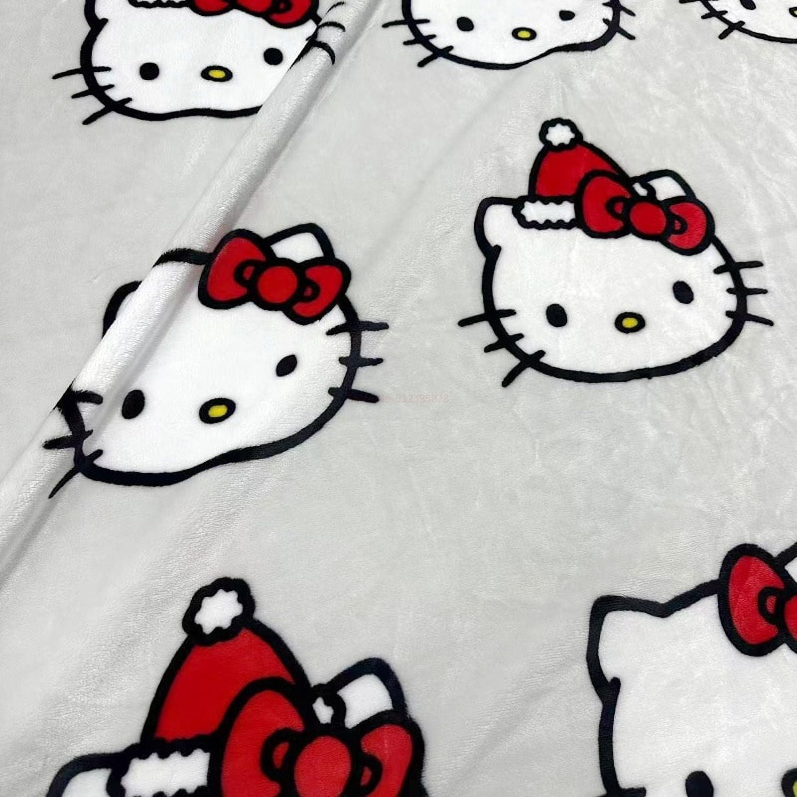 Hello Kitty Blankets Plush Flannel Kawaii Sanrio Room Decor Gift For G