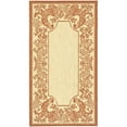 thumbnail image 4 of SAFAVIEH Courtyard Claire Rooster Indoor/Outdoor Area Rug, 6'7" x 9'6", Natural/Red, 4 of 10