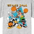 thumbnail image 2 of Looney Tunes Tune Squad Characters Group Men's Heather Grey Graphic Tee- XXL, 2 of 4